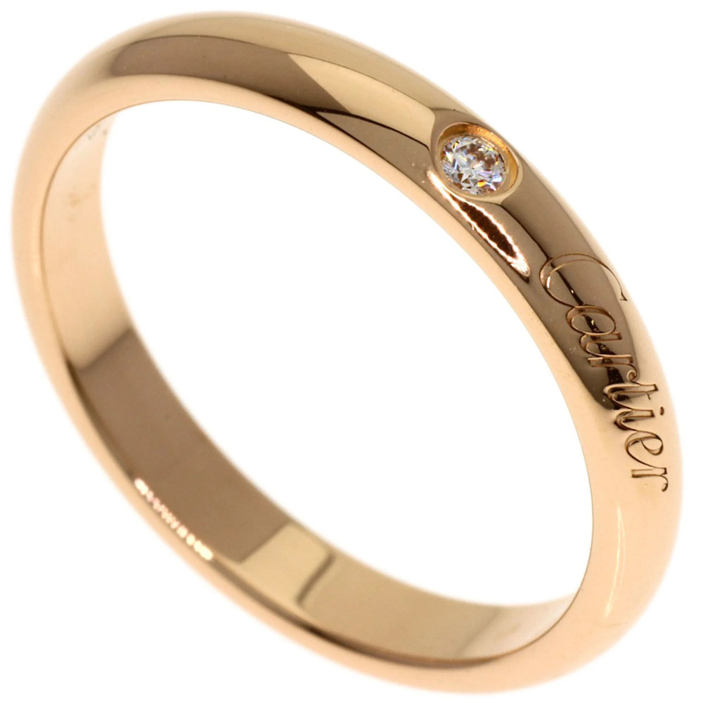 CARTIER 18k Gold Diamond Ring #53